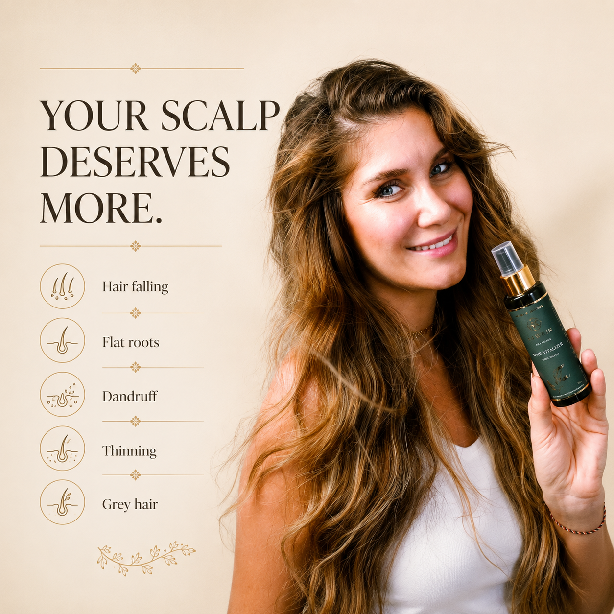 Hair Vitalizer - 86+ Ayurvedic Herbs