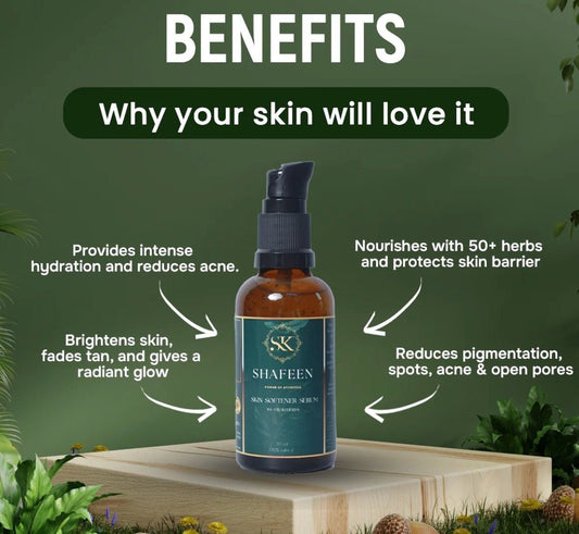 50 Magical Herbs for Timeless Skin: Skin Softener Serum - skshafeen