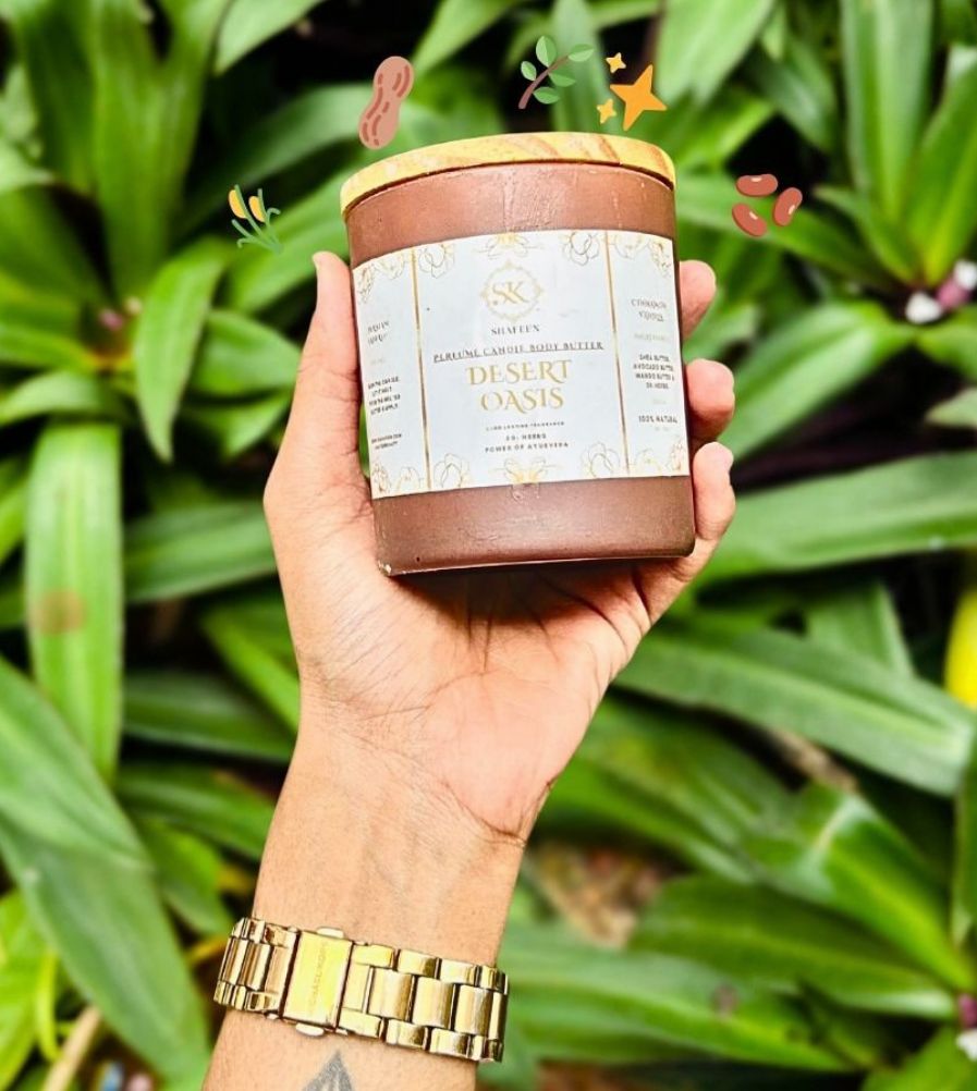 Perfume Candle Body Butter - Desert Oasis - 50+ Herbs - skshafeen