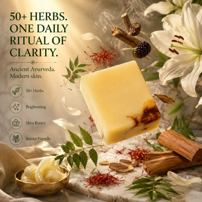 Clear Complexion Soap – Infused with 50+ Ayurvedic Herbs