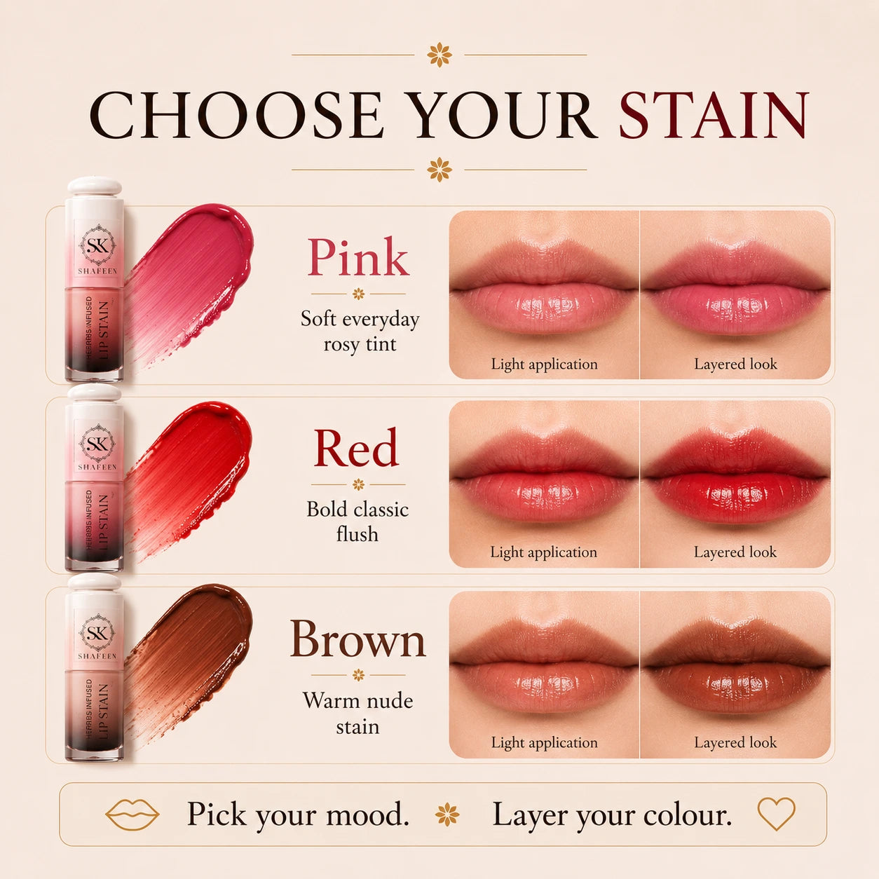 Ayurvedic Lip Stain – 50+ Organic Herbs infused