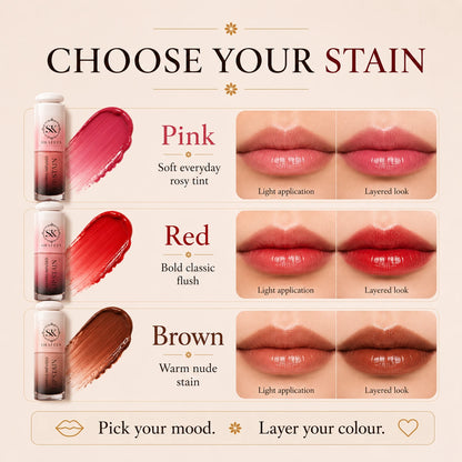 Ayurvedic Lip Stain – 50+ Organic Herbs infused