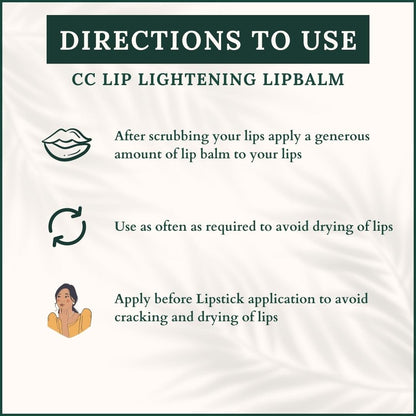 Clear Complexion Ayurvedic Lip Lightening Lipmask - 50+ herbs