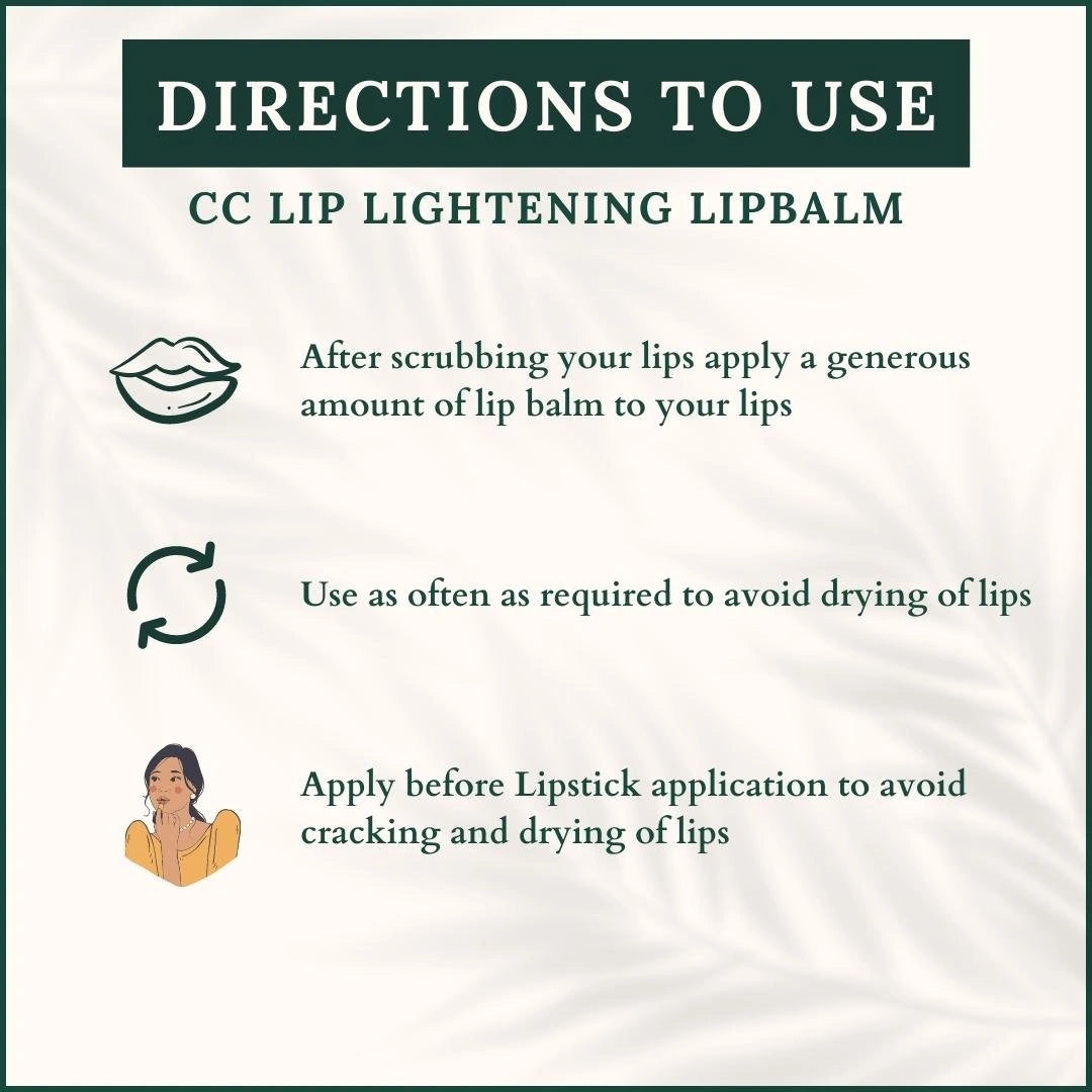 Clear Complexion Ayurvedic Lip Lightening Lipmask - 50+ herbs