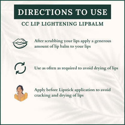 Clear Complexion Ayurvedic Lip Lightening Lipmask - 50+ herbs
