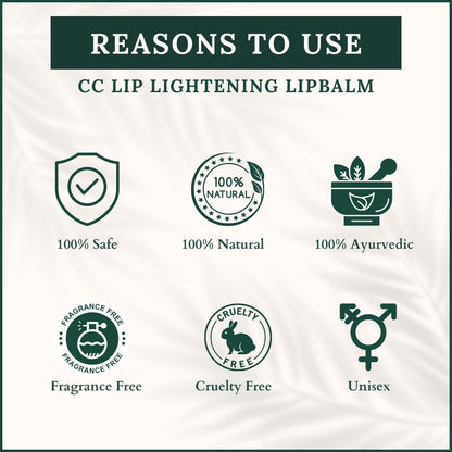 Clear Complexion Ayurvedic Lip Lightening Lipmask - 50+ herbs