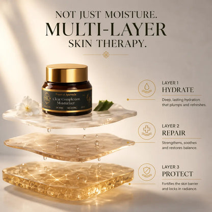 Clear Complexion Moisturizer – 50+ Herbs Ayurvedic Radiance Cream