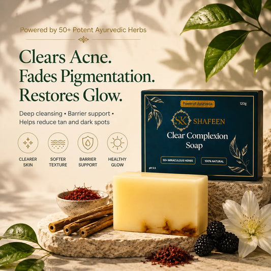 Clear Complexion Soap – Infused with 50+ Ayurvedic Herbs