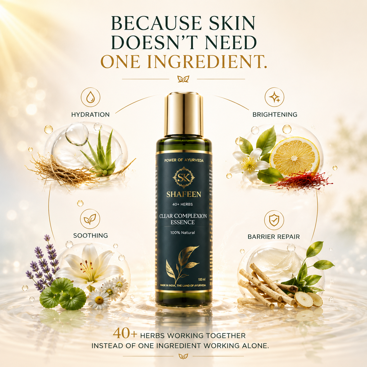 Clear Complexion Essence – 40+ Herbs