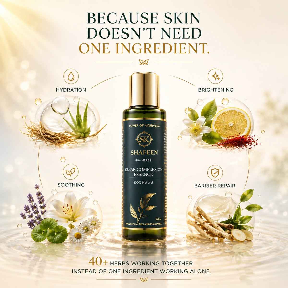 Clear Complexion Essence – 40+ Herbs