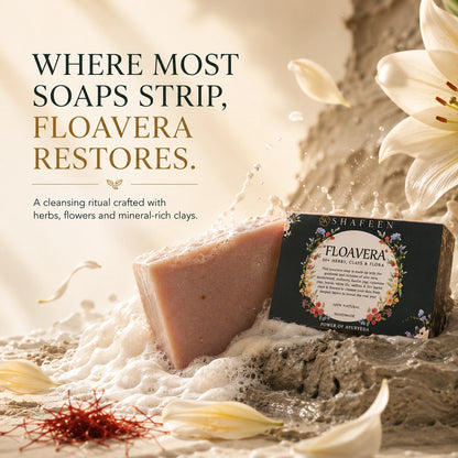 Floavera Soap infused with 50+ Herbs, Clays & Flora