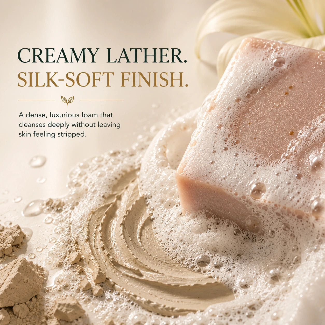 Floavera Soap infused with 50+ Herbs, Clays & Flora