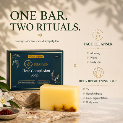 Clear Complexion Soap – Infused with 50+ Ayurvedic Herbs