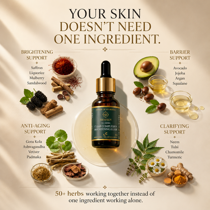 Clear Complexion Brightening Elixir – Powered by 50+ Ayurvedic Herbs