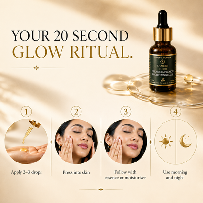 Clear Complexion Brightening Elixir – Powered by 50+ Ayurvedic Herbs