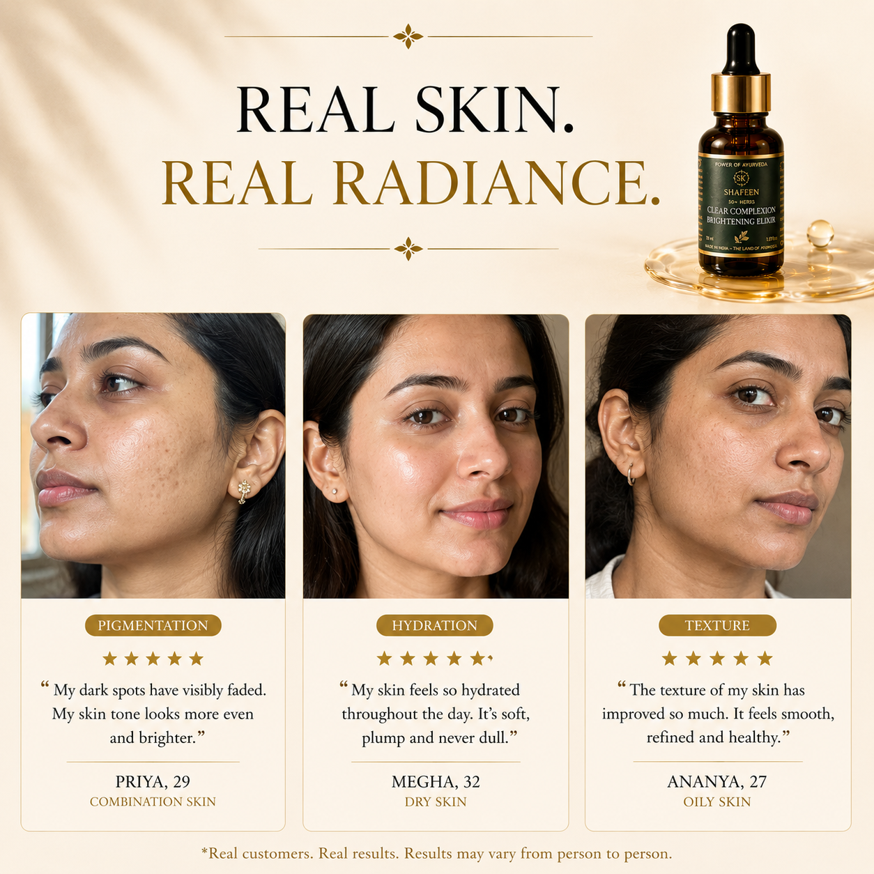 Clear Complexion Brightening Elixir – Powered by 50+ Ayurvedic Herbs