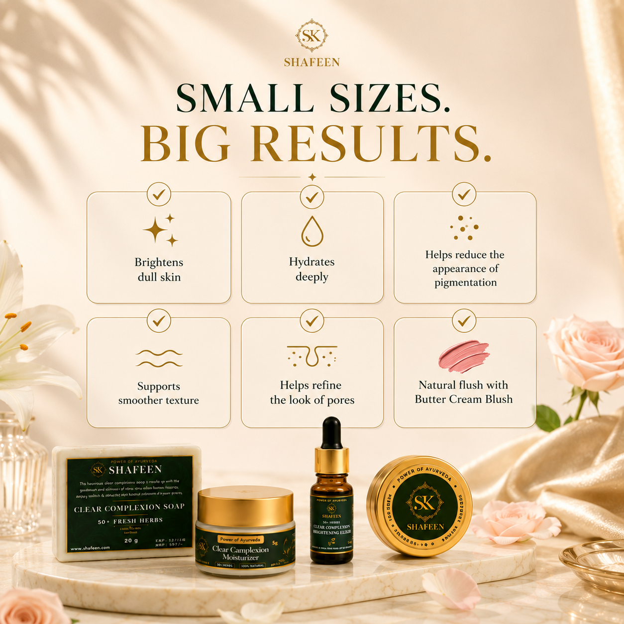 Glow Combo 65% off - Top Best-seller Infused with 50 + Ayurvedic Herbs