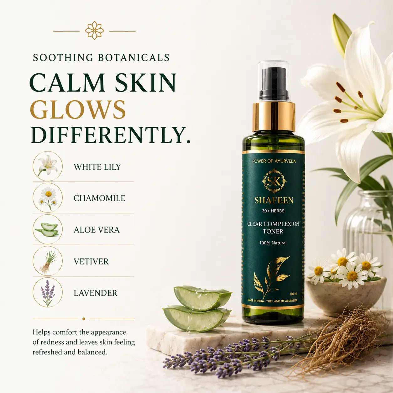 Clear Complexion Toner - 30+ potent herbs