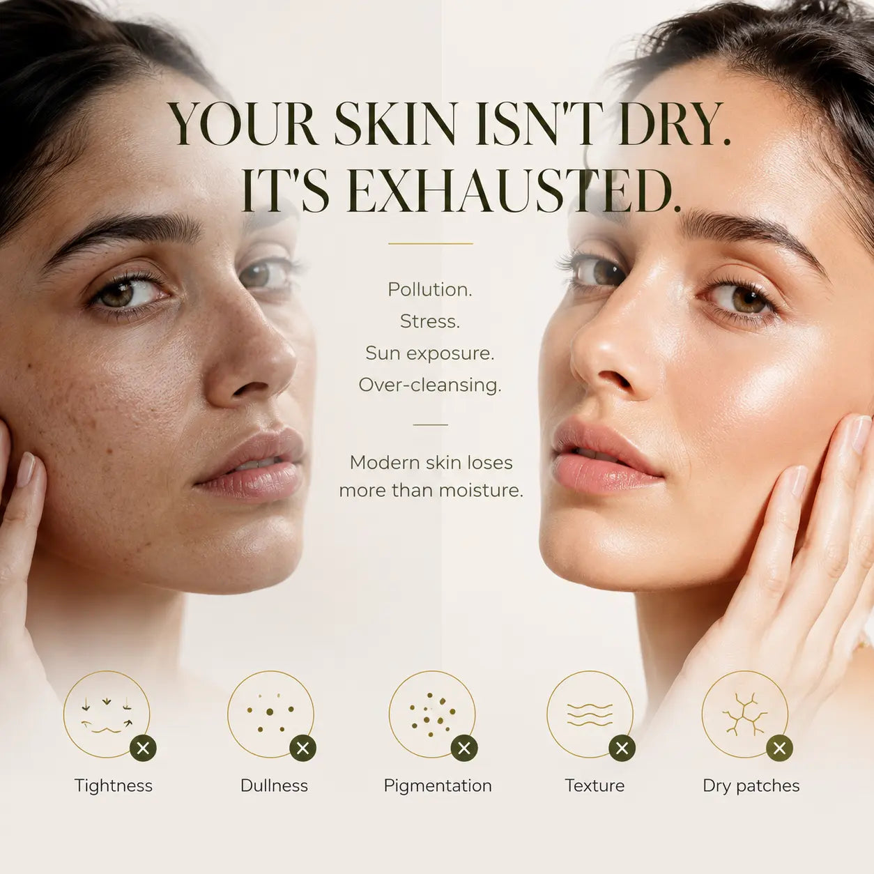 Clear Complexion Moisturizer – 50+ Herbs Ayurvedic Radiance Cream