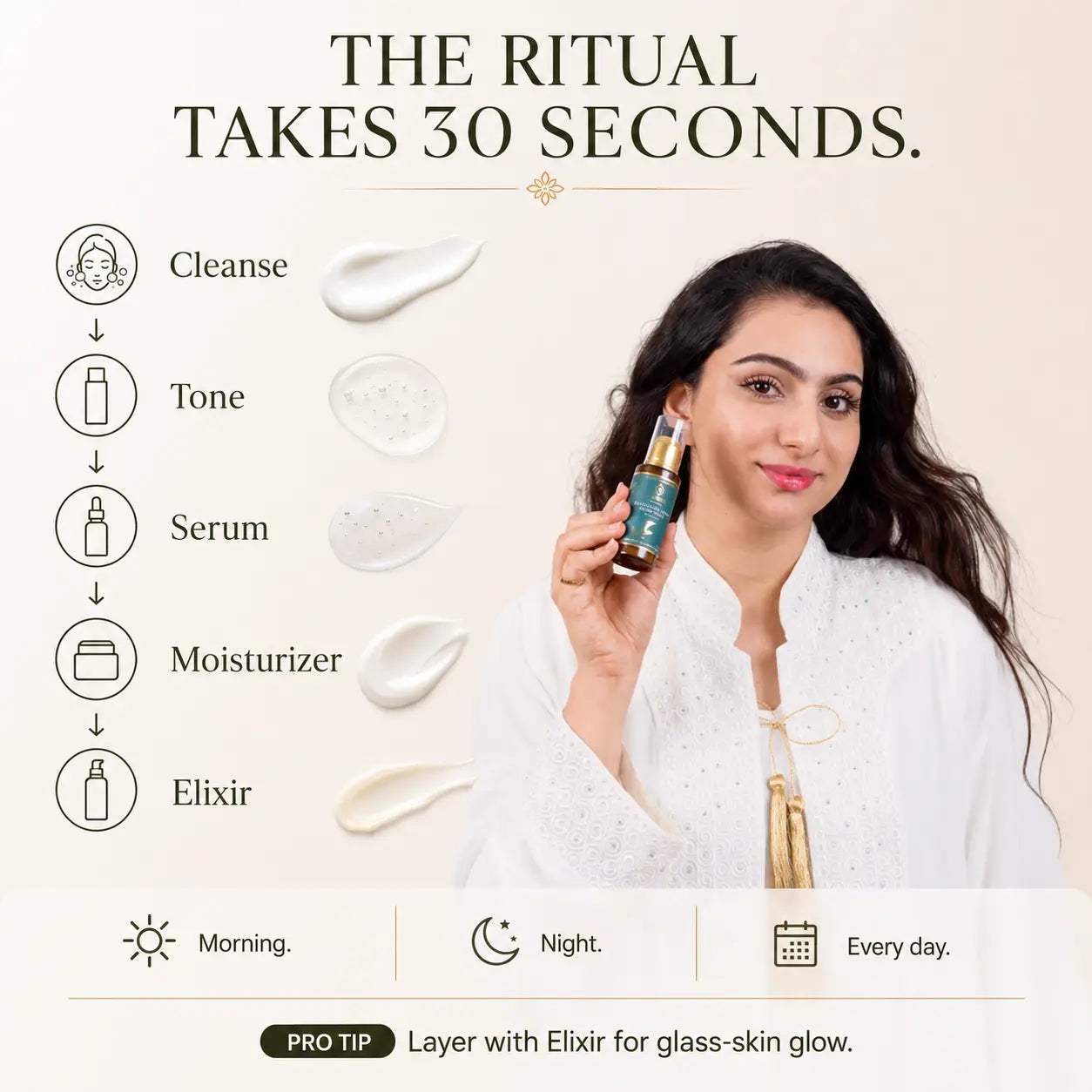 Clear Complexion Moisturizer – 50+ Herbs Ayurvedic Radiance Cream