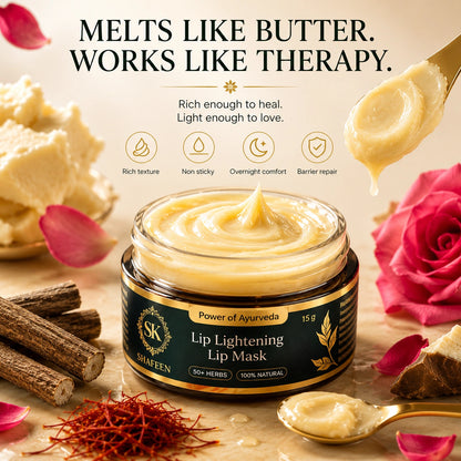Clear Complexion Ayurvedic Lip Lightening Lipmask - 50+ herbs