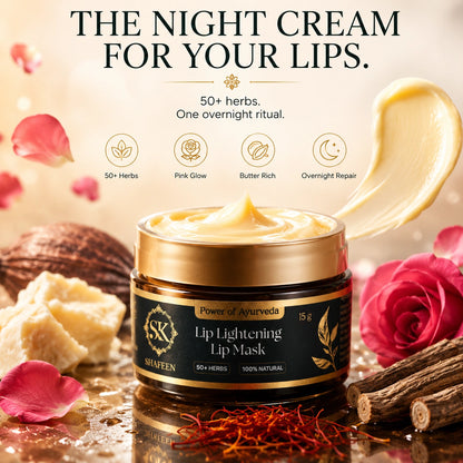 Clear Complexion Ayurvedic Lip Lightening Lipmask - 50+ herbs