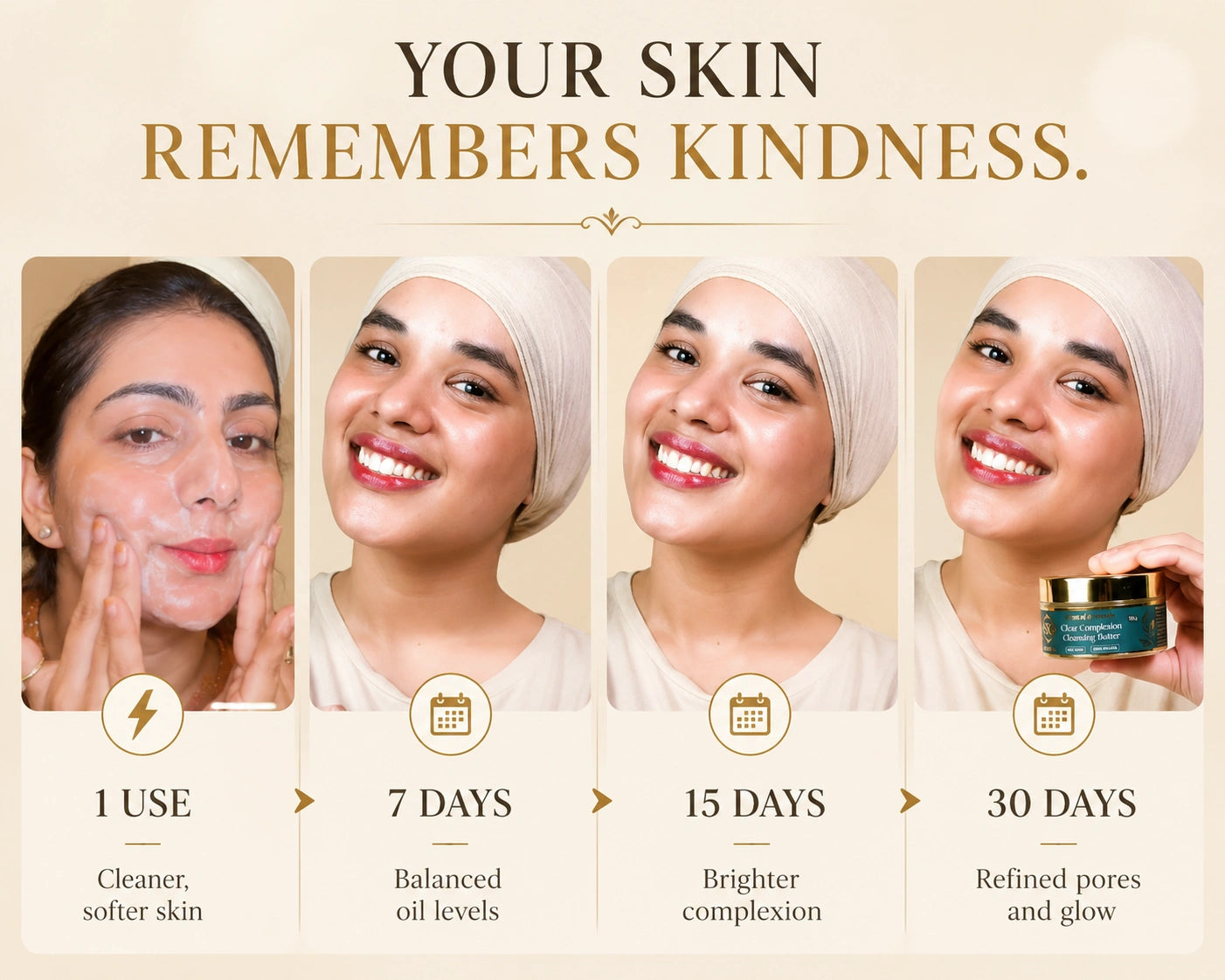 Clear Complexion Cleansing Butter – 50+ Ayurvedic Herbs