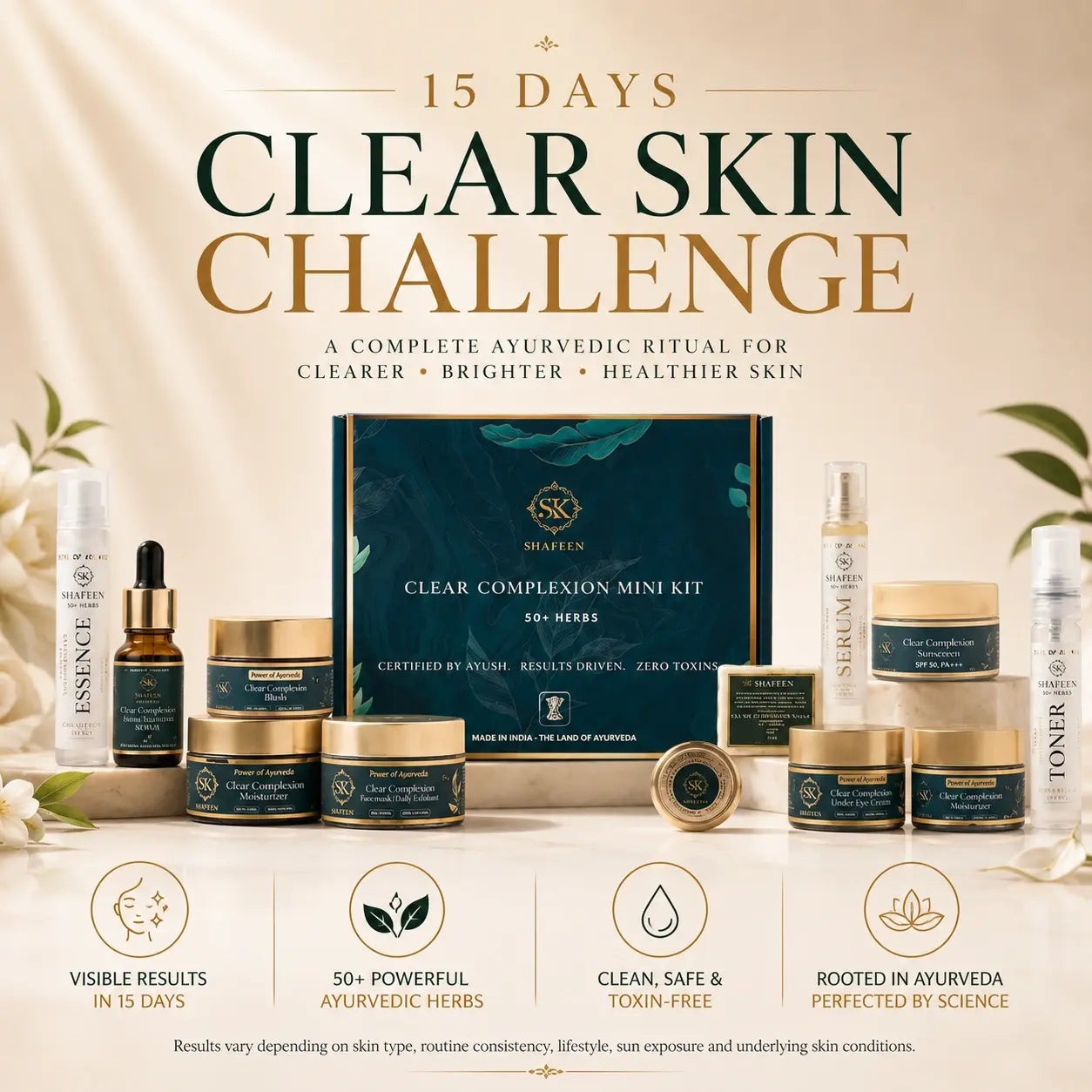 Clear Complexion 15-Days Challenge -Real, Visible Skin Transformation