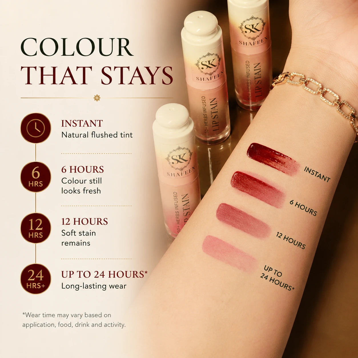 Ayurvedic Lip Stain – 50+ Organic Herbs infused