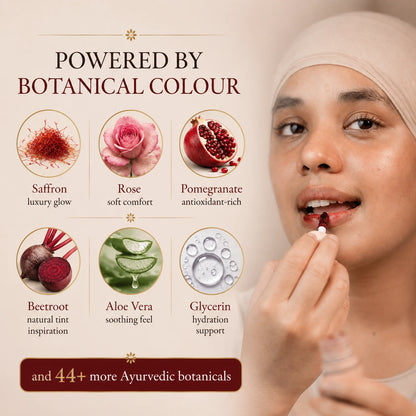 Ayurvedic Lip Stain – 50+ Organic Herbs infused