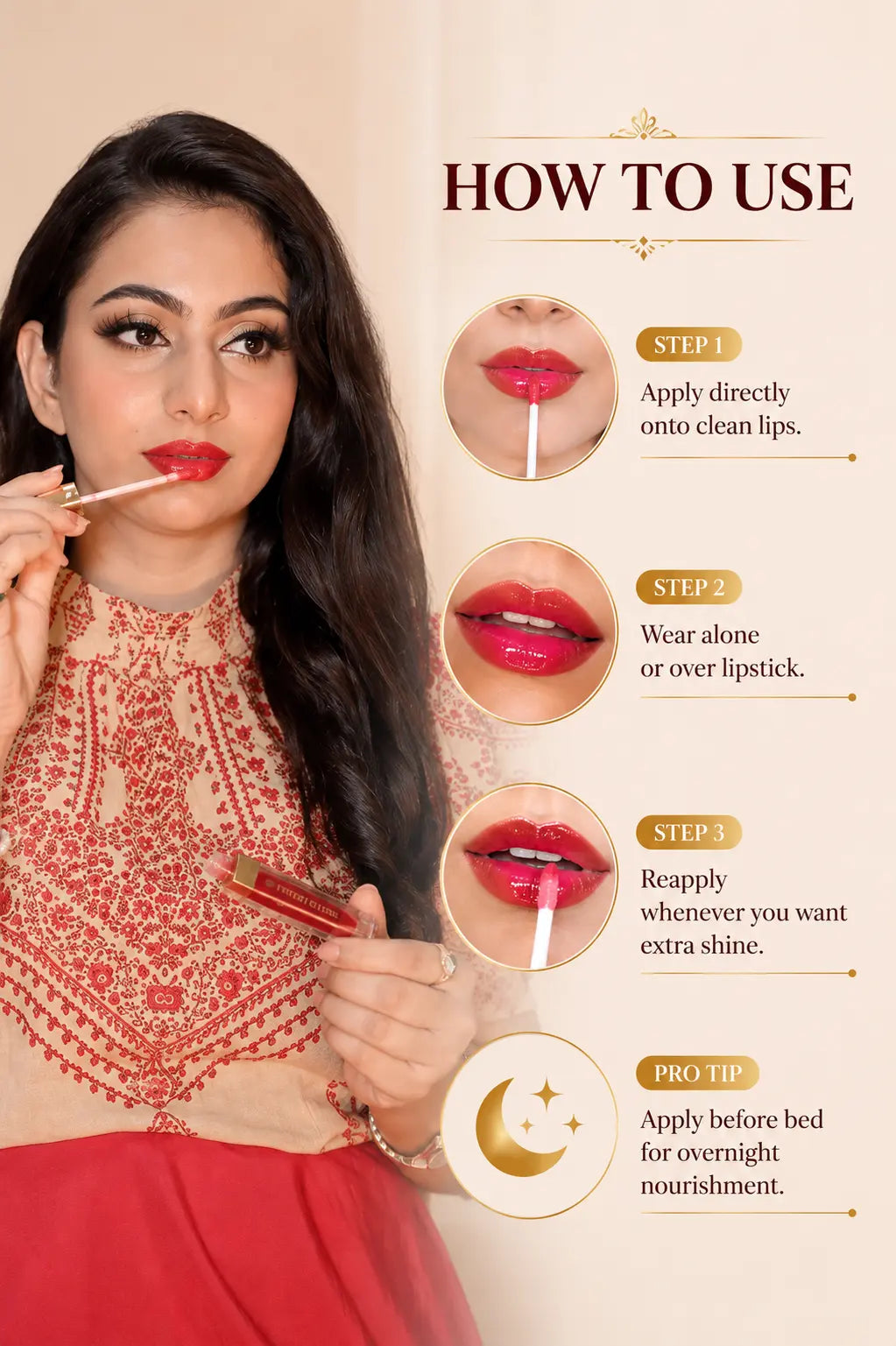 Tinted Lip Oil with 50+ Herbs – Colour Meets Care
