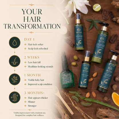 All-In-One Hair Oil: 80 Potent Ayurvedic Herbs | Shafeen