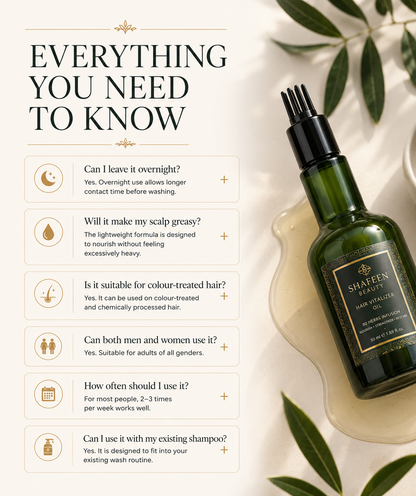 All-In-One Hair Oil: 80 Potent Ayurvedic Herbs | Shafeen