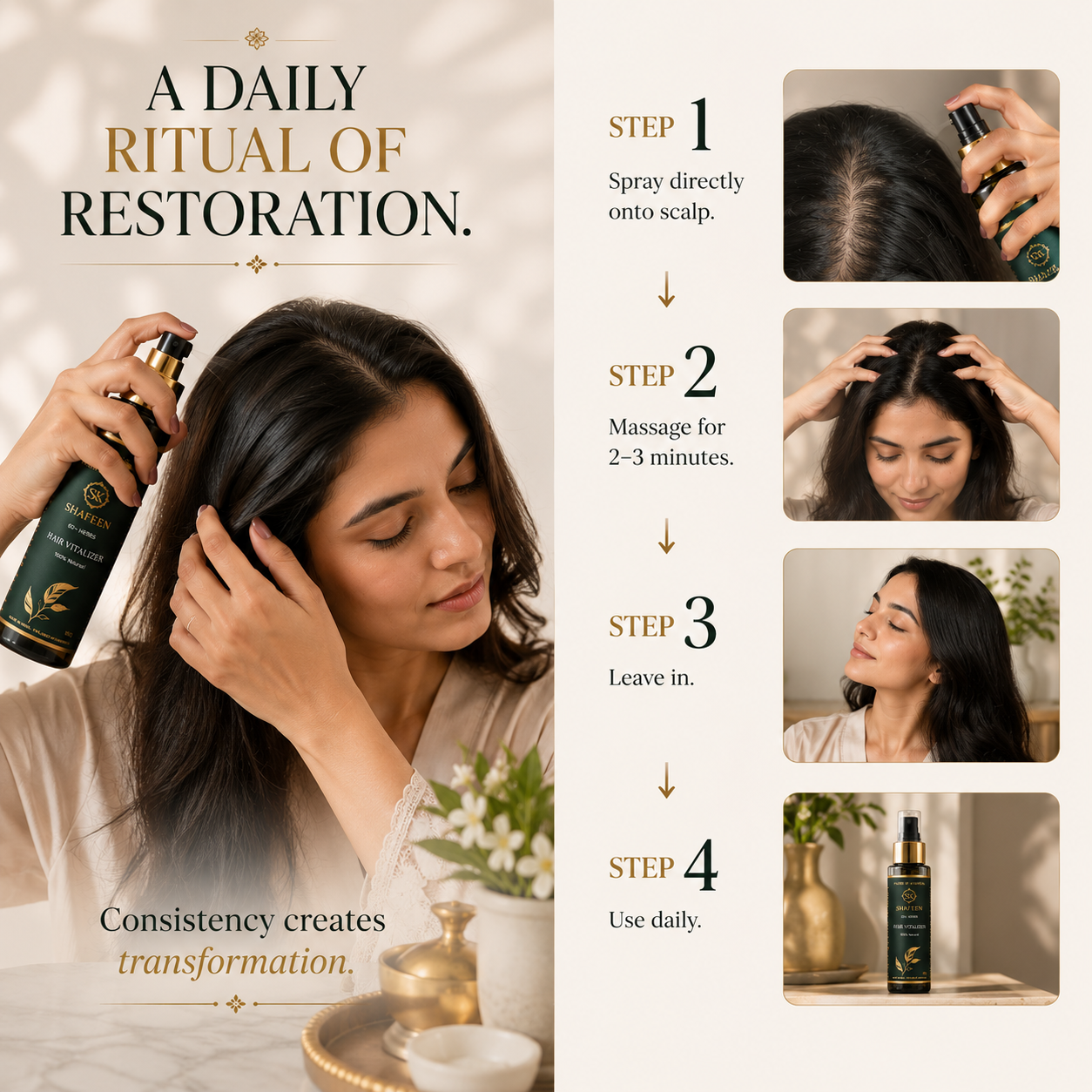 Hair Vitalizer - 86+ Ayurvedic Herbs