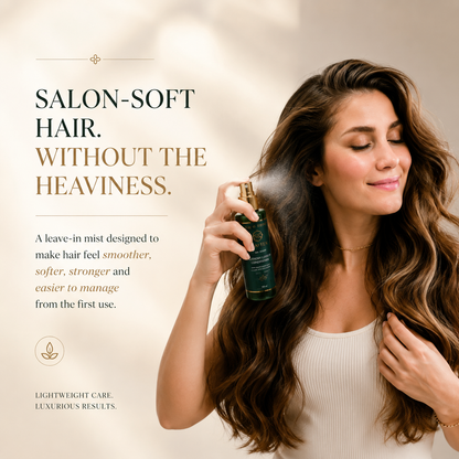 Feathery Leave-In Conditioner – 80+ Herbs + Triple Protein Bond Complex