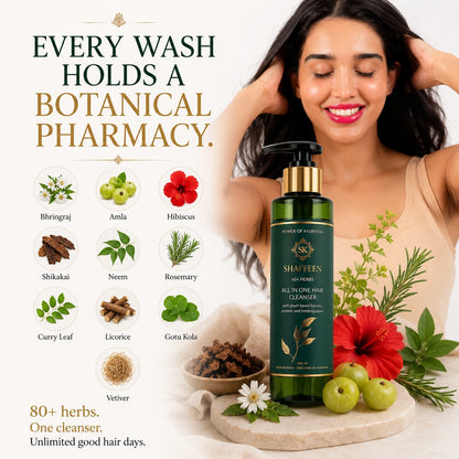 Hair Cleanser | Shampoo – Infused with 80+ Ayurvedic Herbs