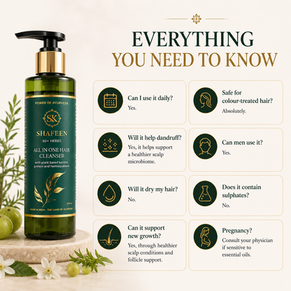 Hair Cleanser | Shampoo – Infused with 80+ Ayurvedic Herbs