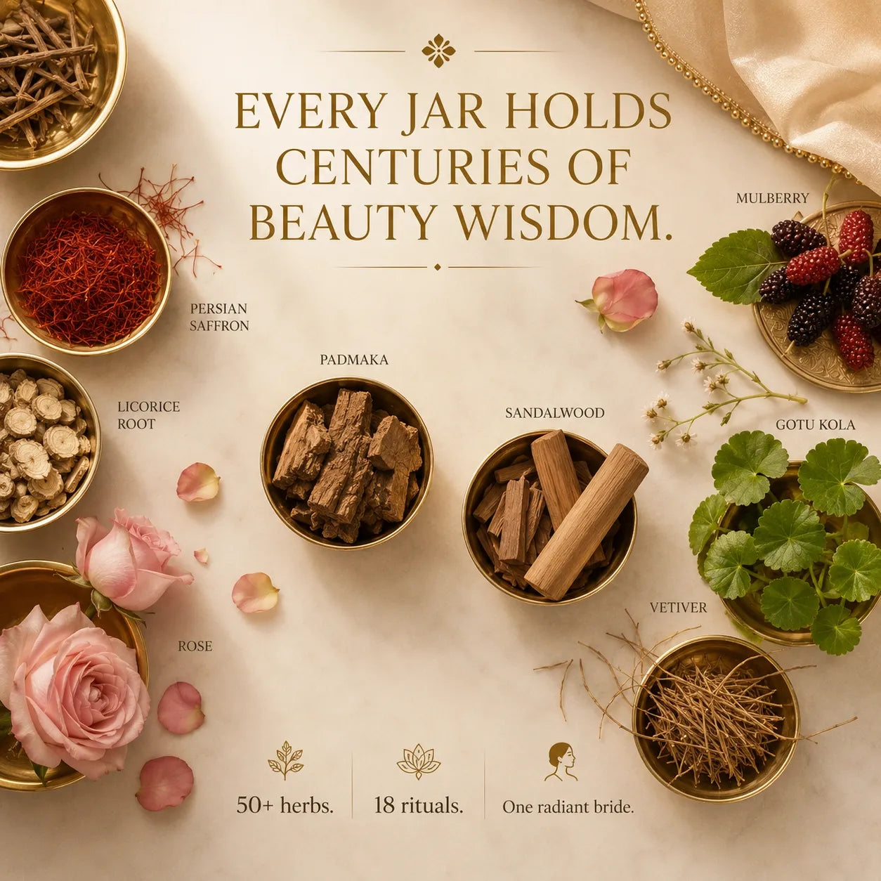 Aura Veda Trunk - The Flawless Bride Ritual Box by Shafeen Beauty