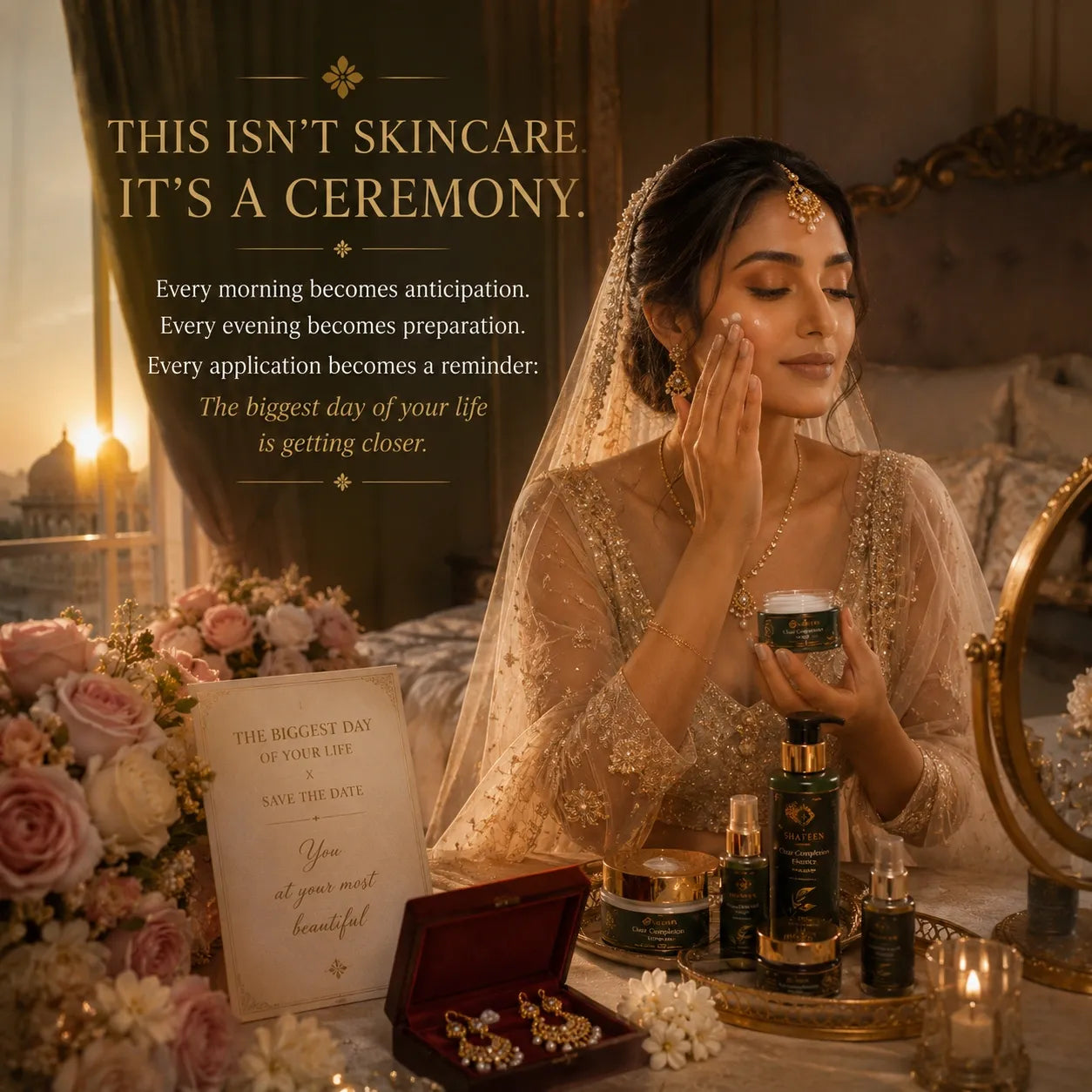 Aura Veda Trunk - The Flawless Bride Ritual Box by Shafeen Beauty