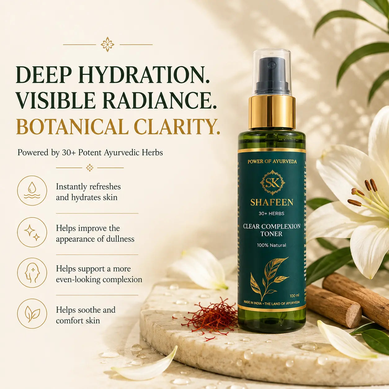 Clear Complexion Toner - 30+ potent herbs