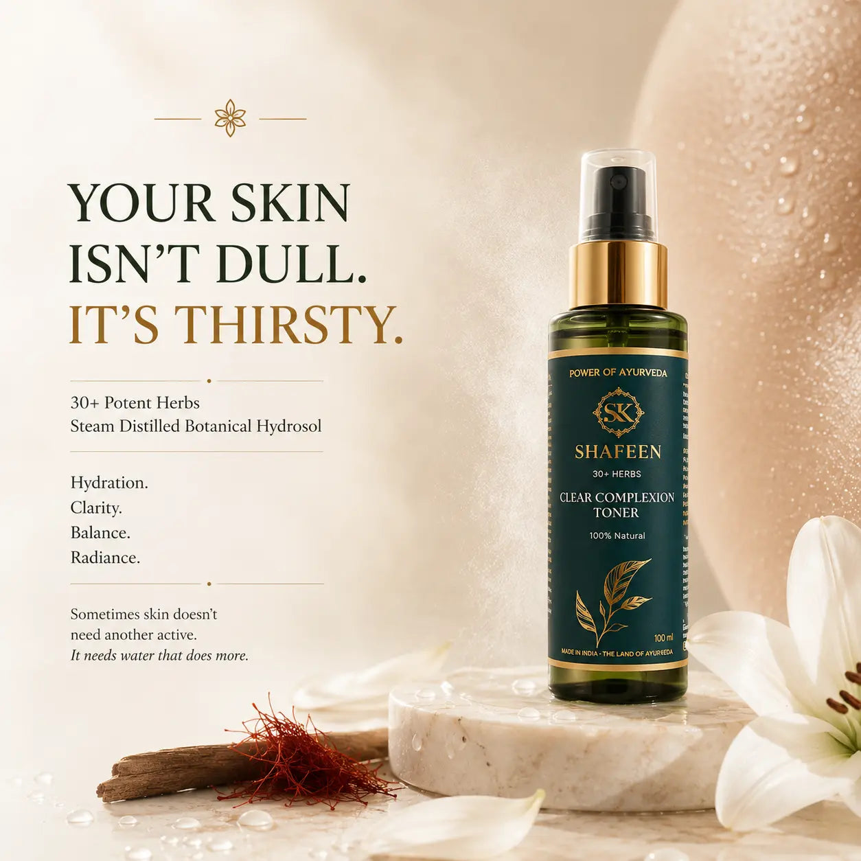 Clear Complexion Toner - 30+ potent herbs