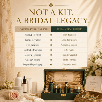 Aura Veda Trunk - The Flawless Bride Ritual Box by Shafeen Beauty