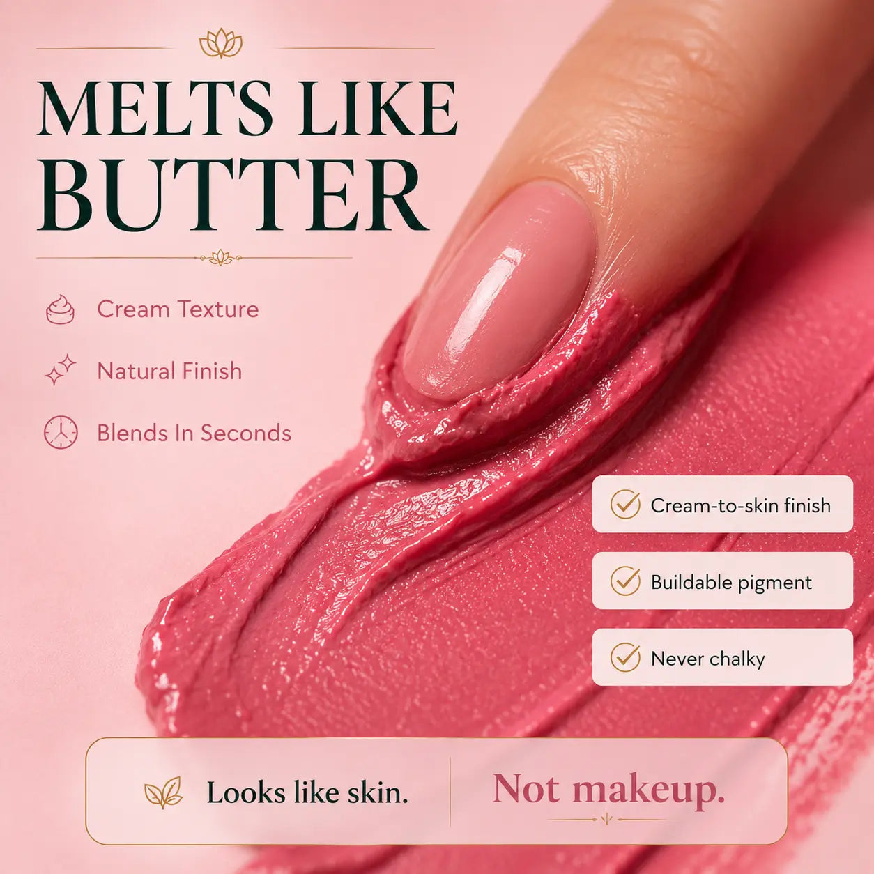 Buttercream Blush – Infused with 50+ Ayurvedic Herbs