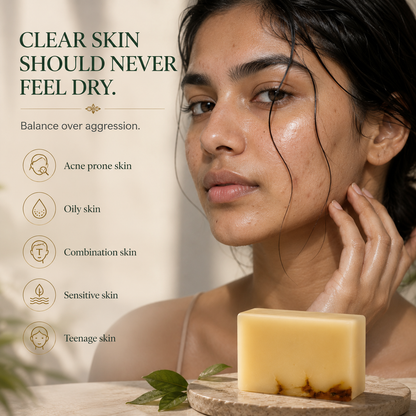 Clear Complexion Soap – Infused with 50+ Ayurvedic Herbs