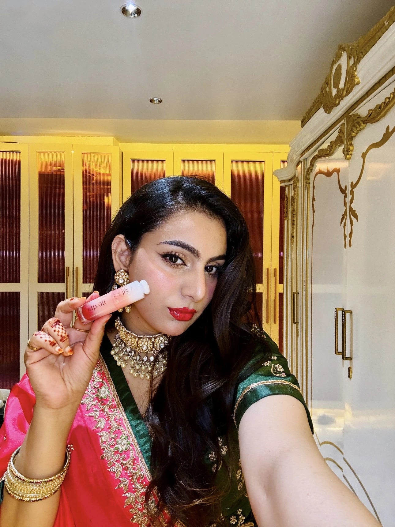Icy Drips Tinted Lip Oil – 50 + Ayurvedic Herbs infused