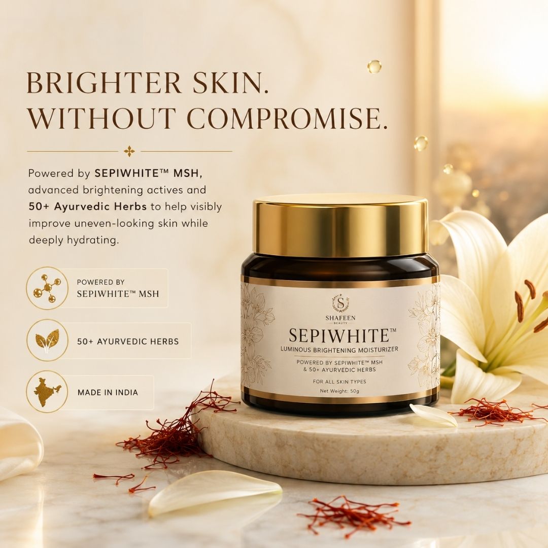Sepi white luminous brightening moisturiser - 50+ herbs infused
