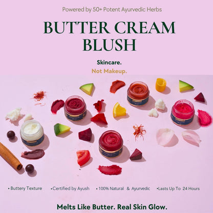 Buttercream Blush – Infused with 50+ Ayurvedic Herbs