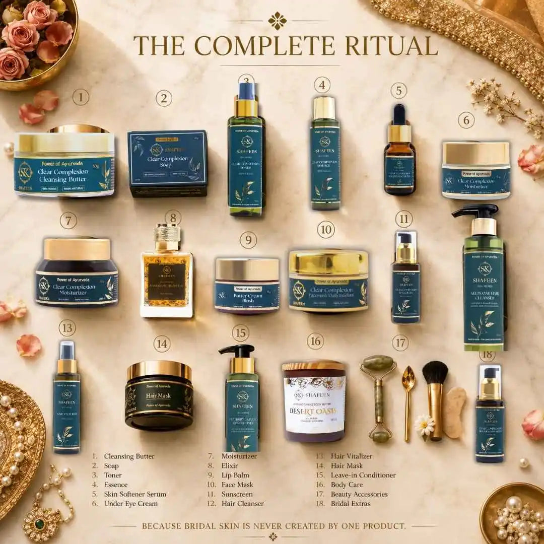 Aura Veda Trunk - The Flawless Bride Ritual Box by Shafeen Beauty