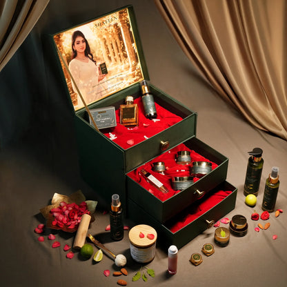 Aura Veda Trunk - The Flawless Bride Ritual Box by Shafeen Beauty
