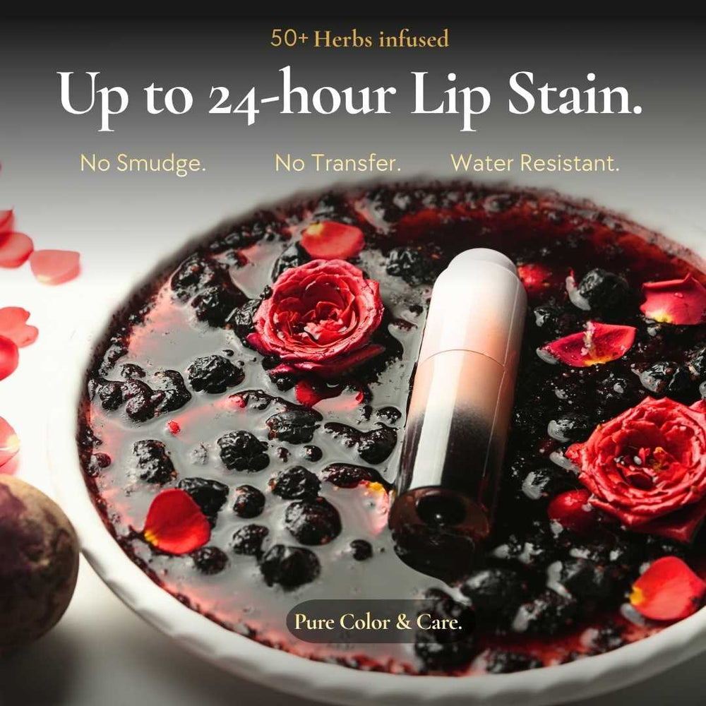 Ayurvedic Lip Stain – 50+ Herbs infused